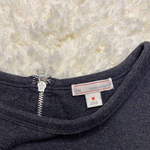 ☑️GAP GREY PEPLUM COTTON TOP!☑️ SIZE M - Picture 4 of 4